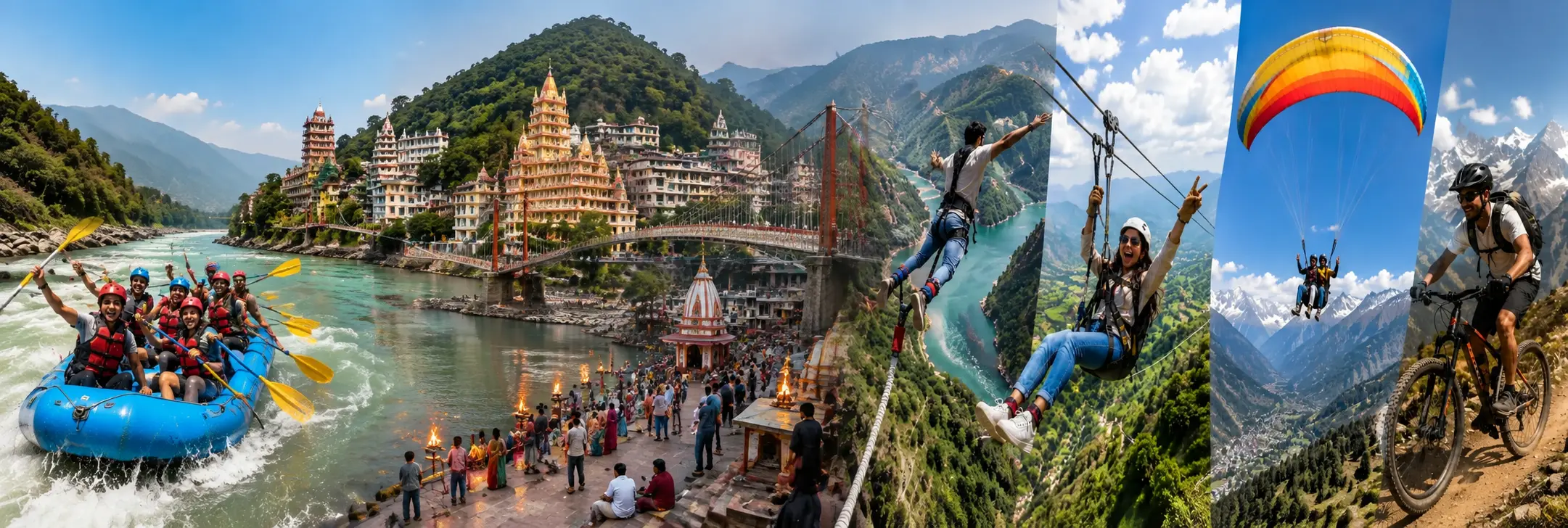 Rishikesh & Kanatal Express (1N/2D) - River Rafting to Mountain Peaks