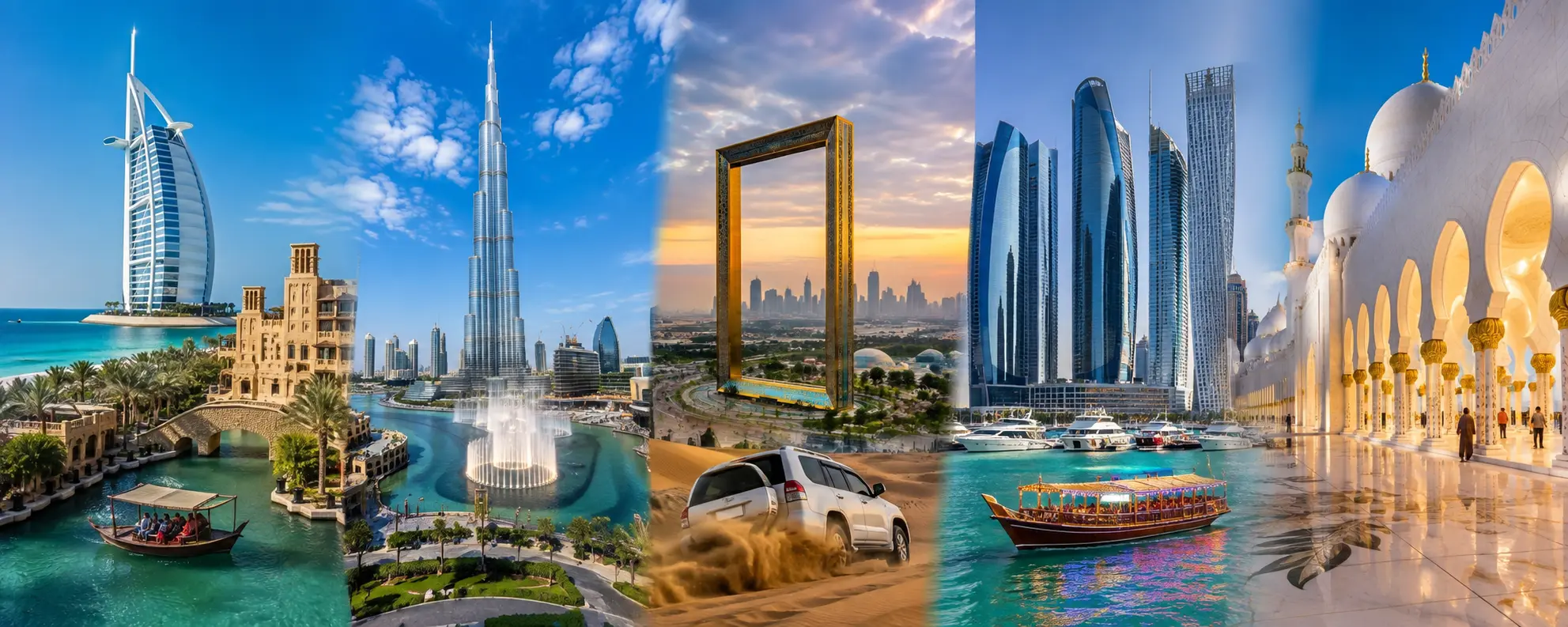 Dubai | Abu Dhabi Discovery 5D/4N Skylines Desert Safari Ferrari World